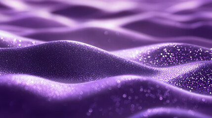Wall Mural - Shiny purple sanded texture shimmering violet symmetrical background with depth of field. Shimmering. Illustration