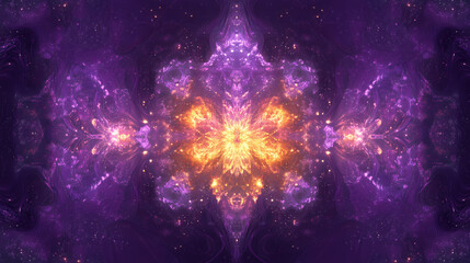 Wall Mural - purple shimmering