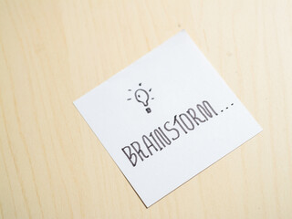 Poster - Office workspace innovation creative brainstorming in a minimalist environment