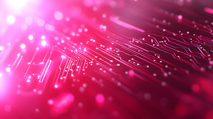 Poster - Digital technology transformation abstract background graphic design futuristic environment close-up view innovation concept