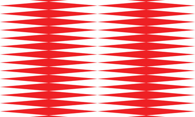 Poster - abstract monochrome geometric red rhombus line pattern can be used background.