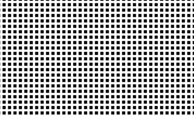 Aufkleber - abstract monochrome geometric black square shape grid pattern can be used background.