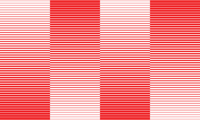 Poster - abstract monochrome geometric red big to small irregular line pattern can be used background.