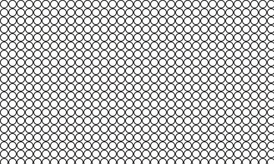 Aufkleber - abstract monochrome geometric outline dot pattern can be used background.
