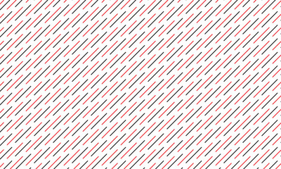Poster - abstract monochrome geometric red black diagonal short line pattern can be used background.