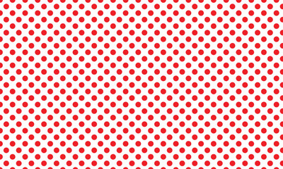 Poster - abstract monochrome geometric red dot pattern can be used background.