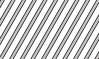 Aufkleber - abstract monochrome geometric diagonal repeat line pattern can be used background.