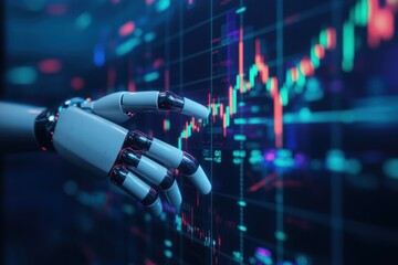 Poster - Robotic Hand Interacting with Stock Market Data
