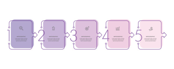 Business data visualization. timeline infographic icons designed for abstract background template