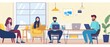 © fourtakig - Collaborative workspace team working on laptops cozy environment modern design productivity focused