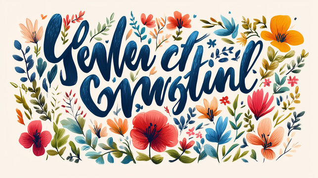 collection of stylish handwritten and retro fonts with decorative details, modern calligraphy