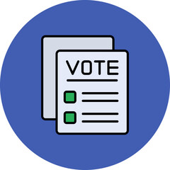 Wall Mural - Voting Icon