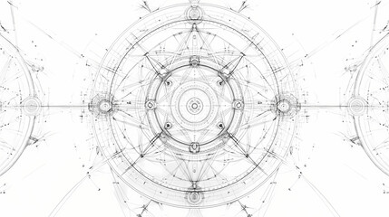 wheel of the world _a sacred geometry design with a mathematical and natural theme. the design has a
