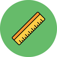 Canvas Print - Ruler Icon