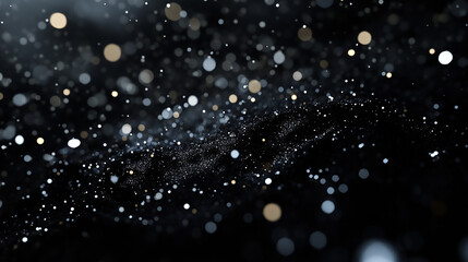 Wall Mural - a black and white photo capturing the beauty of falling snow. perfect for adding a touch of elegance