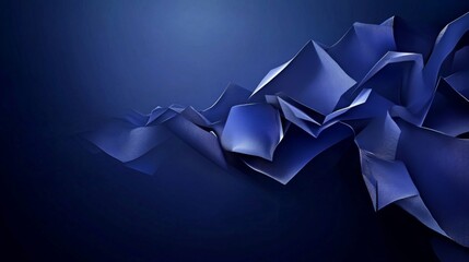 Abstract digital art piece that appears to be Modern paper documents