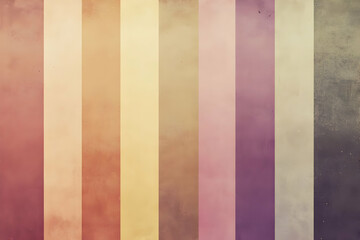 Poster - A textured background featuring vertical stripes in various pastel colors.