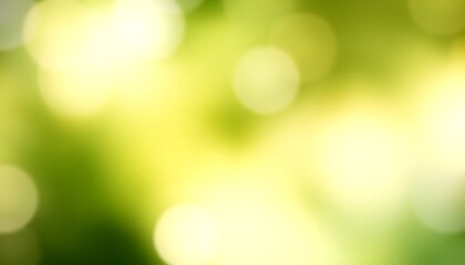 Poster - Abstract Green Nature Bokeh Background.Blurred green and Softbright light creates an outoffocus dreamy effect. Perfect for spring or nature themes.