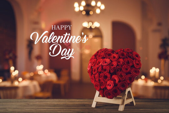 Happy valentines day greeting card banner lettering romantic red pink love heart theme background