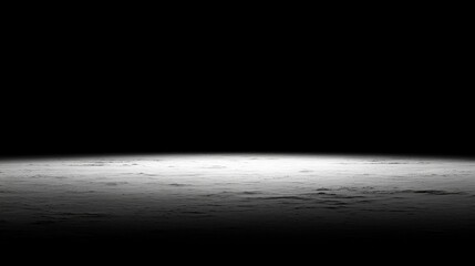 Poster - abstract black gradient background with subtle light reflection ideal for text placement or design p