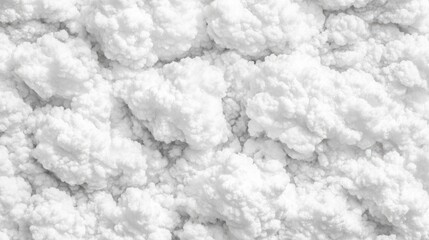 Poster - black and white cloud texture background with fluffy formations for versatile design applications