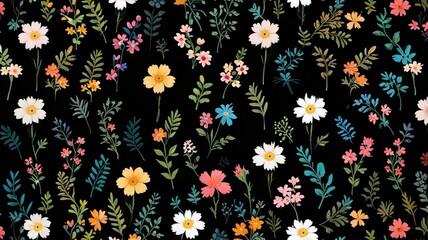 Wall Mural - Floral Pattern Background