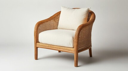 Sticker - Wicker Chair with Pillow