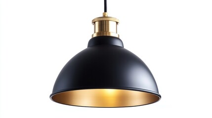 Wall Mural - Black and Gold Pendant Light