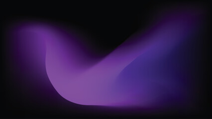 Wall Mural - Purple Gradient Background, Abstract Wave Gradient Wallpaper Vector