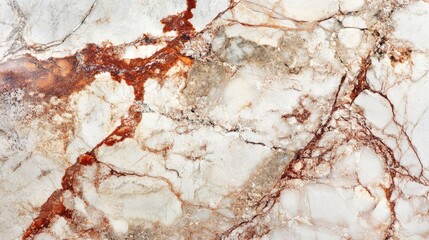 Poster - Elegant marble background with pink and beige tones showcasing intricate patterns ideal for flooring and decorative surfaces.
