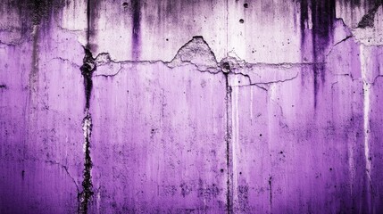 Poster - Purple textured concrete wall abstract background for interior design and retro wallpaper showcasing grunge aesthetic and construction materials