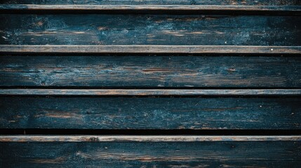 Poster - Wooden staircase background with weathered texture ideal for artistic and vintage design projects in photography and graphic design.