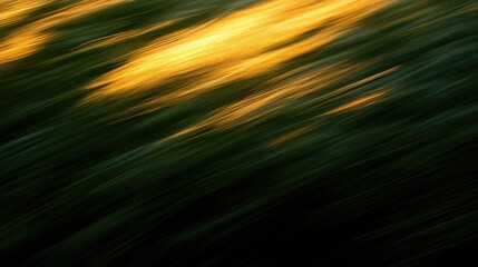 Aufkleber - Cereals Glistening in the Wind at Sunset Capturing Nature's Maturation Process with a Soft Golden Glow