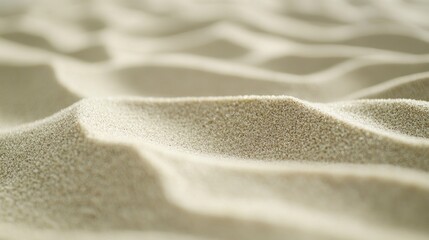 Aufkleber - Textured close-up of fine sand showcasing gentle undulations and patterns in a serene natural setting ideal for backgrounds or design projects.