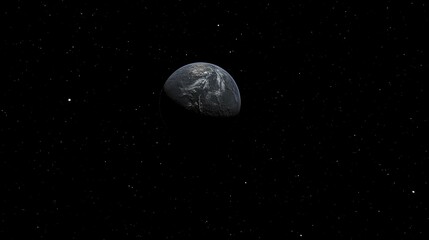 Aufkleber - Astronaut exploring the cosmos with Earth in the distance against a backdrop of deep space.