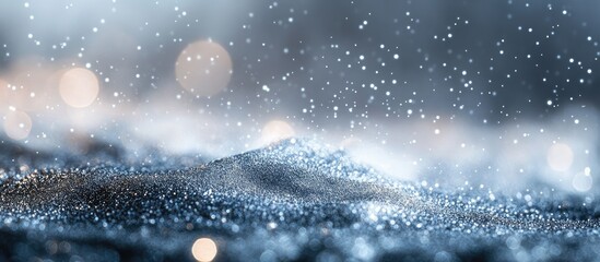 Aufkleber - Shiny bokeh backdrop with sparkling particles and a subtle texture creating a dreamy and ethereal atmosphere for design projects