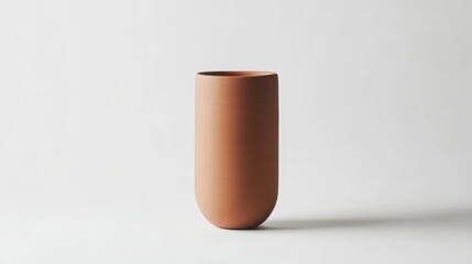 Wall Mural - Brown Vase on White Surface