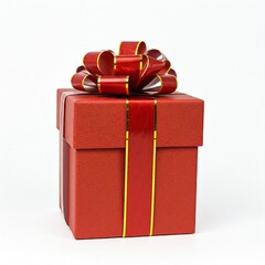 Wall Mural - red gift box