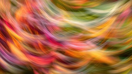 Aufkleber - Vibrant blurred abstract background with swirling colors for creative design and copy space usage