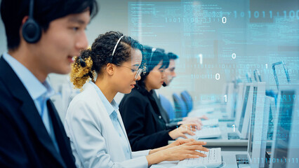 Poster - digital, dx, digital transformation, engineer, programming, technology, programmer, network, system, operator, telemarketing, binary code, data, communication, future, computer, server, business, admi