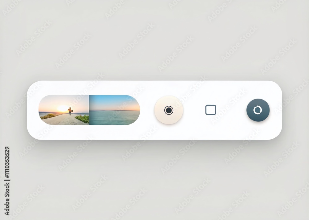 Minimalist Back Navigation Design for User Experience with Clean Lines ...