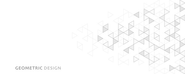 Wall Mural - abstract vector background with a geometric pattern of triangle shapes. graphic design element