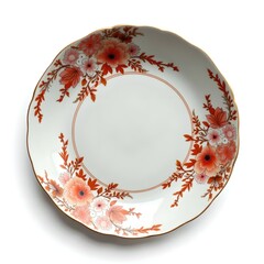 Wall Mural - Imari porcelain Japanese plate with cherry blossom pattern.
Imari porcelain is said to be the oldest porcelain in Japan and is a traditional porcelain produced in Saga Prefecture.