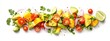 © aubriella - A fresh and zesty mango and avocado salad with cherry tomatoes, red onion, and a cilantro lime dressing
