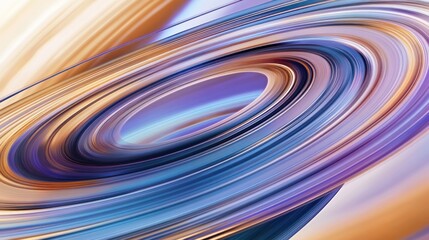 Poster - Close-up of Saturn with stunningly beautiful patterns and colors on a clean white background.
