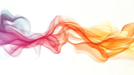 Poster - characterized by vibrant gradients and flowing shapes that symbolize energy and potential. The flame appears alive and dynamic,