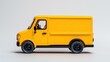 © TimelessClicks - A photostock of a toy food truck in vibrant colors, isolated on a white background, styled for transportation and mobile business concepts. High Quality