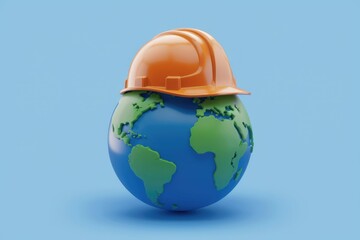 Aufkleber - Global construction projects prioritize safety  development  and sustainability.