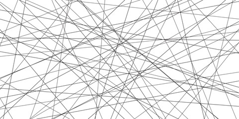 Fototapete - abstract black lines with white background. creative and geometric shape with luxury pattern and pap