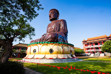 Wall Mural - The Great Buddha of Baguashan in Changhua. This Buddha statue is one of the tallest Buddha statues in Taiwan.